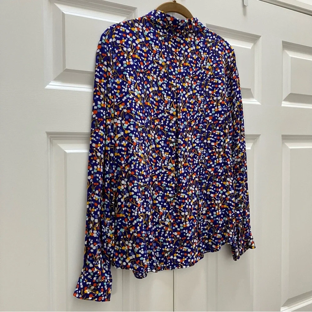 Anthropologie Pop Potpourri Colloquial Top Blouse Shirt 9 of 52 Conversations 6